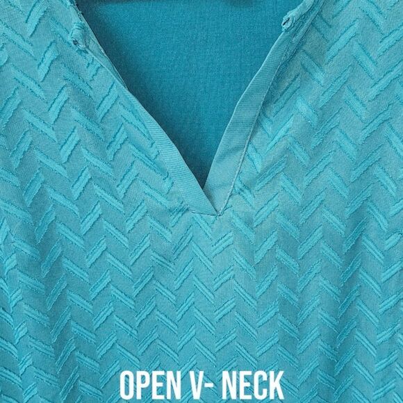 MARKET & SPRUCE Women's NEW Turquoise Geometric Print Sleeveless Tank Top S - Picture 4 of 15